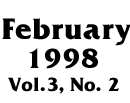 February 1998 -- Vol. 3, No. 2