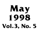 May 1998 -- Vol. 3, No. 5